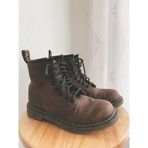 Dr. Martens • Delaney Brown Combat Boots